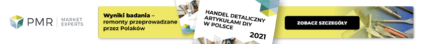 Baner long - Handel detaliczny artykułami DIY w Polsce 2021