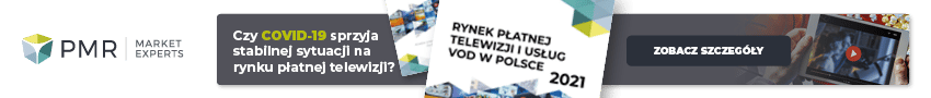 Baner long - Rynek platnej telewizji i uslug VOD w Polsce 2021